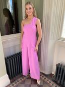 Kameya One Shoulder Wide Leg Jumpsuit Pink - 14 image