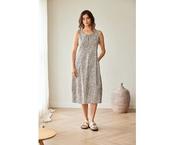 Peruzzi Sleevelesss Print Dress