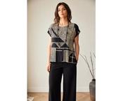 Peruzzi Geo Print Top