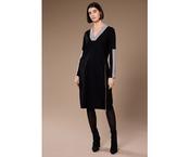 Peruzzi Two Tone V Neck Dress image