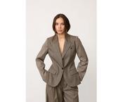 Co'Couture Check Fitted Blazer