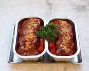 Marinated  roast beef joints