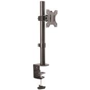StarTech.com Single Monitor Desk Mount - Single Screen Heavy Duty Pole Mount for up to 8kg VESA Compatible Displays - Ergonomic Height Adjustable Monitor Arm Mount - Desk Clamp/Grommet image