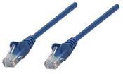 Intellinet Network Patch Cable, Cat5e, 0.5m, Blue, CCA, U/UTP, PVC, RJ45, Gold Plated Contacts, Snagless, Booted, Lifetime Warranty image