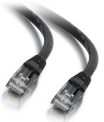 C2G 0.5m Cat6 Booted Unshielded (UTP) Network Patch Cable - Black image