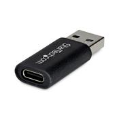 StarTech.com USB-A to USB-C Adapter, USB-A Male to USB-C Female Converter, USB 10Gbps, 5V 900mA, USB to USB C Adapter for USB-A Chargers/Hubs image