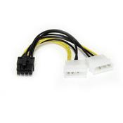 StarTech.com 6in LP4 to 8 Pin PCI Express Video Card Power Cable Adapter image