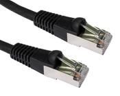 Cables Direct 3m CAT6a, M - M networking cable Black S/FTP (S-STP) image