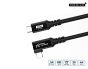 Microconnect USB3.2CC01-A USB cable USB 3.2 Gen 2x2 1 m USB C Black image