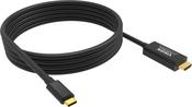 Vision TC 2MUSBCHDMI8K/BL mobile phone cable Black 2 m USB C image
