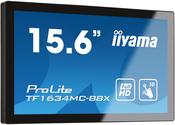 iiyama ProLite TF1634MC-B8X computer monitor 39.6 cm (15.6") 1920 x 1080 pixels Full HD LED Touchscreen Multi-user Black image