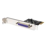 StarTech.com 1-Port Parallel PCIe Card - PCI Express to Parallel DB25 Adapter Card - Desktop Expansion LPT Controller for Printers, Scanners &amp; Plotters - SPP/ECP - Standard/Low Profile image
