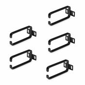 StarTech.com 5-Pack 1U Vertical Cable Management D-Ring Hooks, Cable Manager For 19" Server Racks/Cabinets, Network Rack Wire Organizers, Cable Guide Rings image