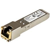StarTech.com HP JD089B Compatible SFP Transceiver Module - 10/100/1000BASE-TX~HPE JD089B Compatible SFP Module - 1000BASE-T - SFP to RJ45 Cat6/Cat5e - 1GE Gigabit Ethernet SFP - RJ-45 100m - HPE 5820AF, 12500, 5500 image