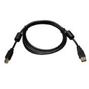 Tripp Lite U023-003 USB 2.0 A to B Cable with Ferrite Chokes (M/M), 3 ft. (0.91 m) image