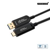 Microconnect MC-USB3.2CA15OP USB cable USB 3.2 Gen 2 (3.1 Gen 2) 15 m USB A USB C Black image