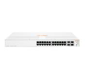 HPE Aruba Networking Aruba Instant On 1930 24G Class4 PoE 4SFP/SFP+ 195W Managed L2+ Gigabit Ethernet (10/100/1000) Power over Ethernet (PoE) 1U White image