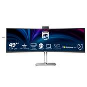 Philips 49B2U6900CH/00 computer monitor 124 cm (48.8") 5120 x 1440 pixels Dual QHD LCD Black image