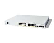 Cisco Catalyst 1300-24FP-4G Managed Switch, 24 Port GE, Full PoE, 4x1GE SFP, Limited Lifetime Protection (C1300-24FP-4G) image