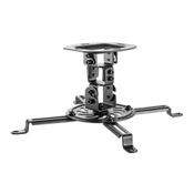 Manhattan Projector Mount, Ceiling, Universal, Tilt, Swivel &amp; Rotate, Height: 15cm, Max 13.5kg, Black, Lifetime Warranty image