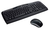 Logitech Wireless Combo MK330 keyboard Mouse included Office USB QWERTZ German Black image