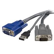 StarTech.com 6 ft Ultra-Thin USB VGA 2-in-1 KVM Cable image