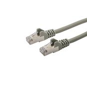 connektgear 1.5m RJ45 CAT6a SSTP Stranded Flush Moulded LS0H Network Cable - 26AWG - Grey