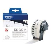 Brother DK-22214 DirectLabel Etikettes white 12mm x 30,48m for Brother P-Touch QL/700/800/QL 12-102mm/QL 12-103.6mm image