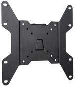 Manhattan Wall Mount for TV &amp; Monitors (Fixed), For screens 23" to 42", VESA compatibility: all between 75x75mm to 200x200mm - check the dimensions of the four mounting holes on back of screen to ensure it fits, Max 30kg, Black, Bracket