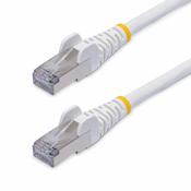 StarTech.com 2m White CAT8 Ethernet Cable, Snagless RJ45, 25G/40G, 2000MHz, 100W PoE++, S/FTP, 26AWG Pure Bare Copper Wire, LSZH, Shielded Network Patch Cord w/Strain Reliefs, Individually Tested image
