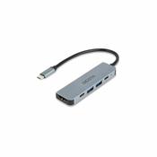 DICOTA D32060 interface hub USB Type-C Silver image