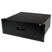 StarTech.com 4U Black Steel Storage Drawer for 19in Racks and Cabinets image