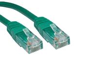 Cables Direct 0.25m Cat6, M - M networking cable Green U/UTP (UTP) image