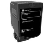 Lexmark 74C2HKE Toner-kit black return program Project, 20K pages ISO/IEC 19798 for Lexmark CS 720/725 image