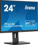 iiyama ProLite XUB2495WSU-B7 computer monitor 61.2 cm (24.1") 1920 x 1200 pixels WUXGA LED Black image