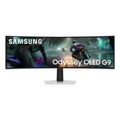 Samsung S49DG910SU computer monitor 124.5 cm (49") 5120 x 1440 pixels Dual QHD OLED Silver image