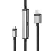ALOGIC ULCHDPD01-SGR video cable adapter 1 m USB Type-C HDMI + USB Silver image