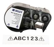 Brady M4C-750-595-WT-BK printer label Black, White Self-adhesive printer label