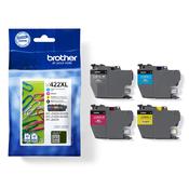 Brother LC-422XLVAL Ink cartridge multi pack high-capacity Bk,C,M,Y 3000pg + 3x1500pg Pack=4 for Brother MFC-J 5340 image