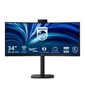 Philips 3000 series 34B2U3600CH/00 computer monitor 86.4 cm (34") 3440 x 1440 pixels Wide Quad HD LCD Black image