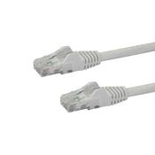 StarTech.com 75ft CAT6 Ethernet Cable - White CAT 6 Gigabit Ethernet Wire -250MHz 100W PoE RJ45 UTP Network/Patch Cord Snagless w/Strain Relief Individually Tested image