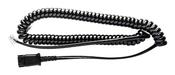 V7 BL-02+P telephone cable 2 m Black