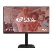 AOC E4 Q27E4CV computer monitor 68.6 cm (27") 2560 x 1440 pixels Quad HD LED Black image