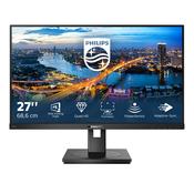 Philips B Line 275B1/00 computer monitor 68.6 cm (27") 2560 x 1440 pixels 2K Ultra HD LCD Black image
