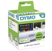 Dymo 99012/S0722400 DirectLabel-etikettes 89mm x36mm Pack=2 for Dymo 400 Duo/60mm image