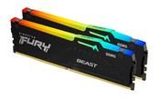 Kingston Technology FURY Beast 64GB 6000MT/s DDR5 CL36 DIMM (Kit of 2) RGB image