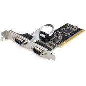 StarTech.com PCI Serial Parallel Combo Card with Dual Serial RS232 Ports (DB9) &amp; 1x Parallel LPT Port (DB25) - PCI Combo Adapter Card - PCI Expansion Card Controller - PCI to Printer Card image