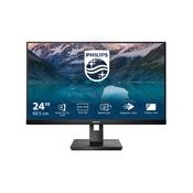 Philips S Line 242S9JML/00 computer monitor 61 cm (24") 1920 x 1080 pixels Full HD LCD Black image