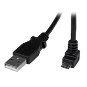 StarTech.com 2m Micro USB Cable - A to Down Angle Micro B image