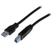 StarTech.com 2m (6 ft) Certified SuperSpeed USB 3.0 A to B Cable - M/M image